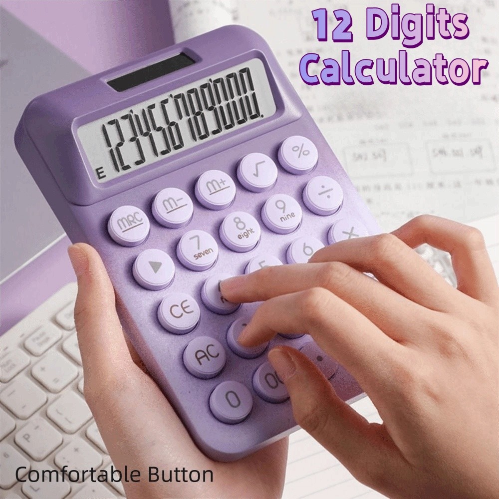 Office Technology - creative Solar Desktop Calculator High-value Candy