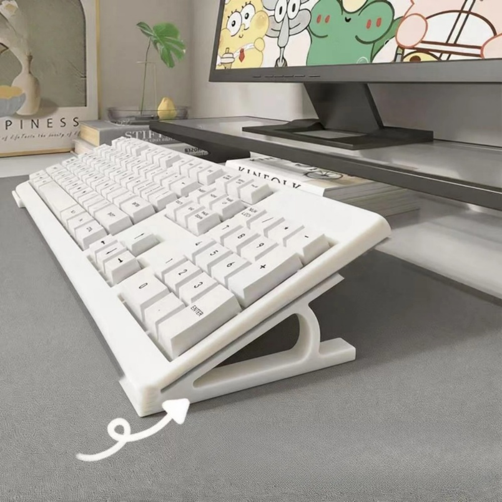Office Technology - 2pc Ergonomic Keyboard Riser For Office