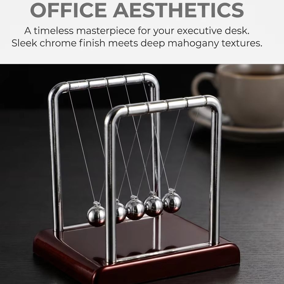 Office Technology - Newton Cradle Balance Pendulum Ball Physics