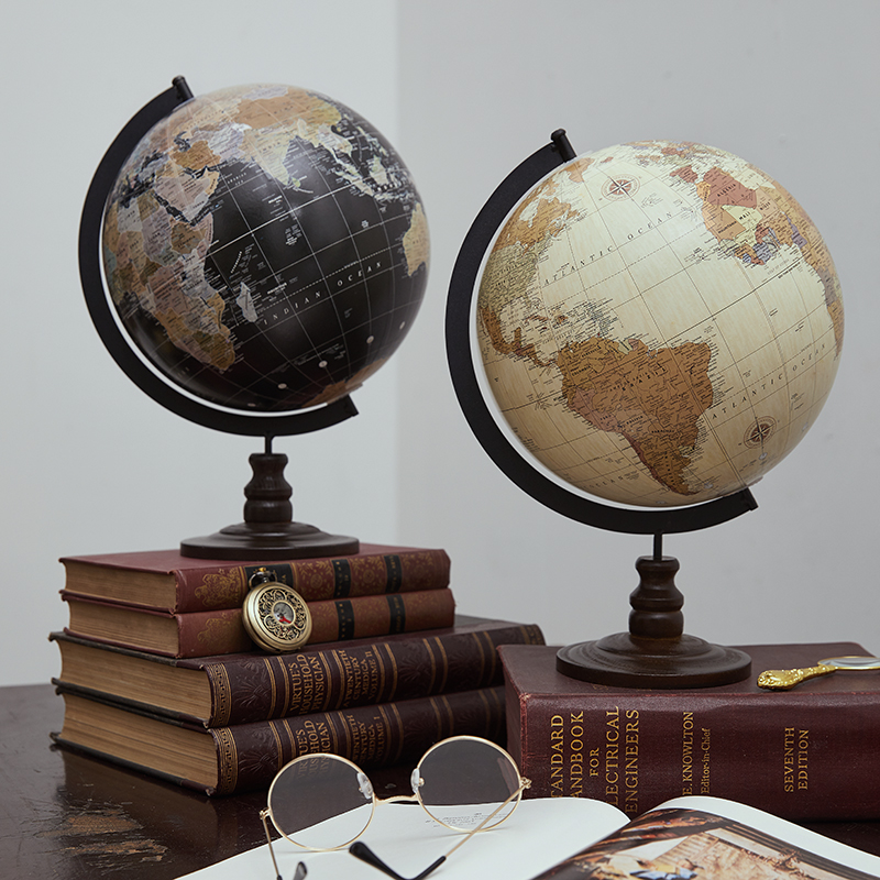 Office Technology - World Globo Mapa vintage european globe