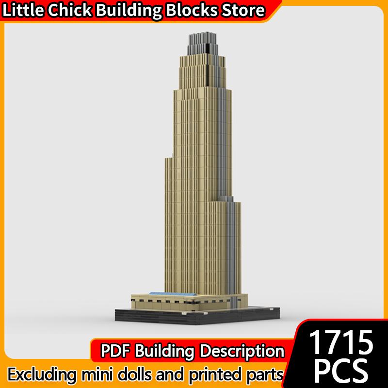 Office Technology - City Street View Model MOC Building