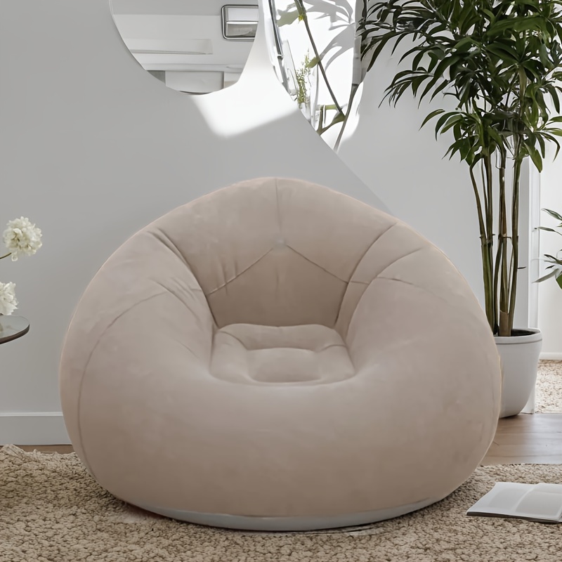 Office Technology - Flocked PVC Inflatable Sofa Chair -