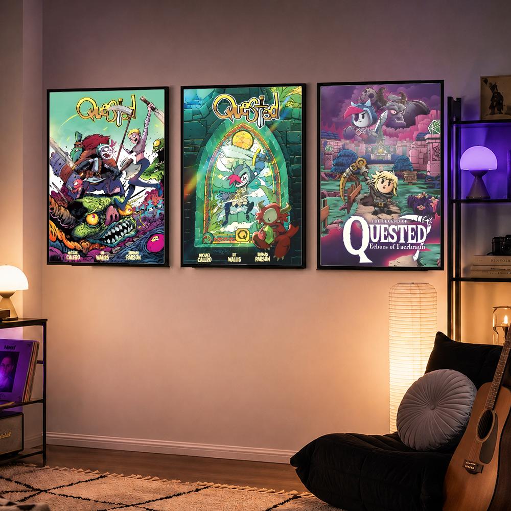 Brand Quested Poster Graphic W - Office Quest recension och pris
