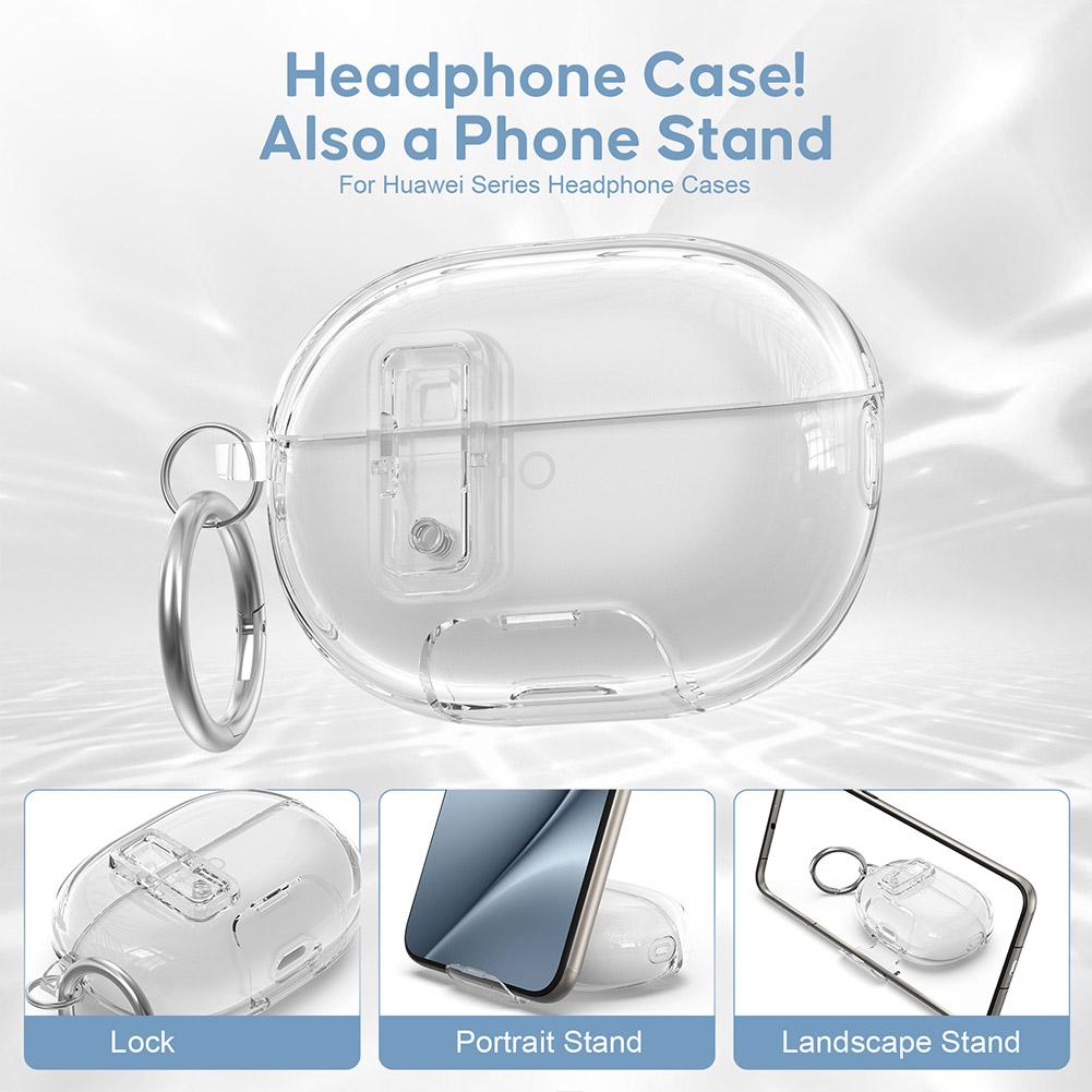 Clear Case For Huawei FreeBuds - Pc Security Lock recension och pris