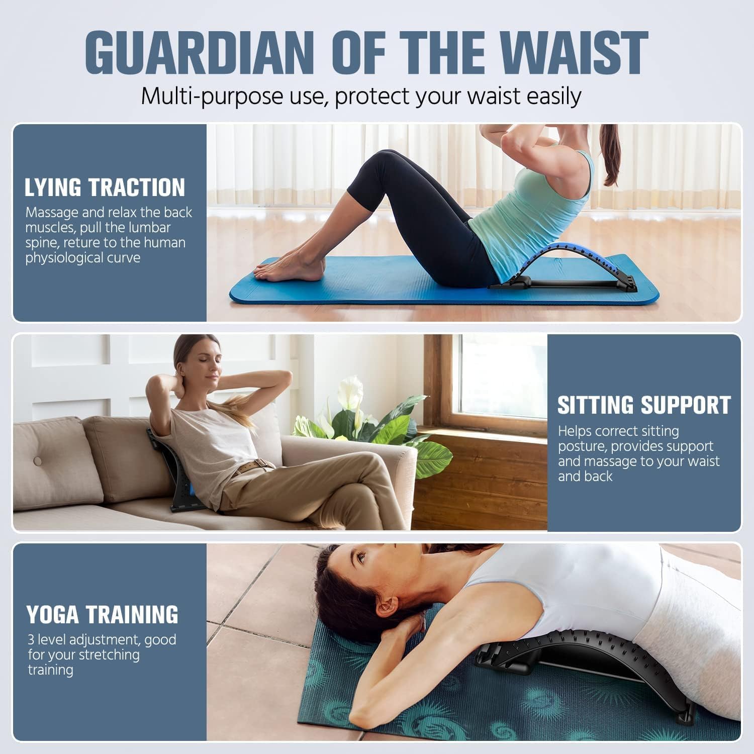 Multi-Level Back Stretching De - Office Technology recension och pris