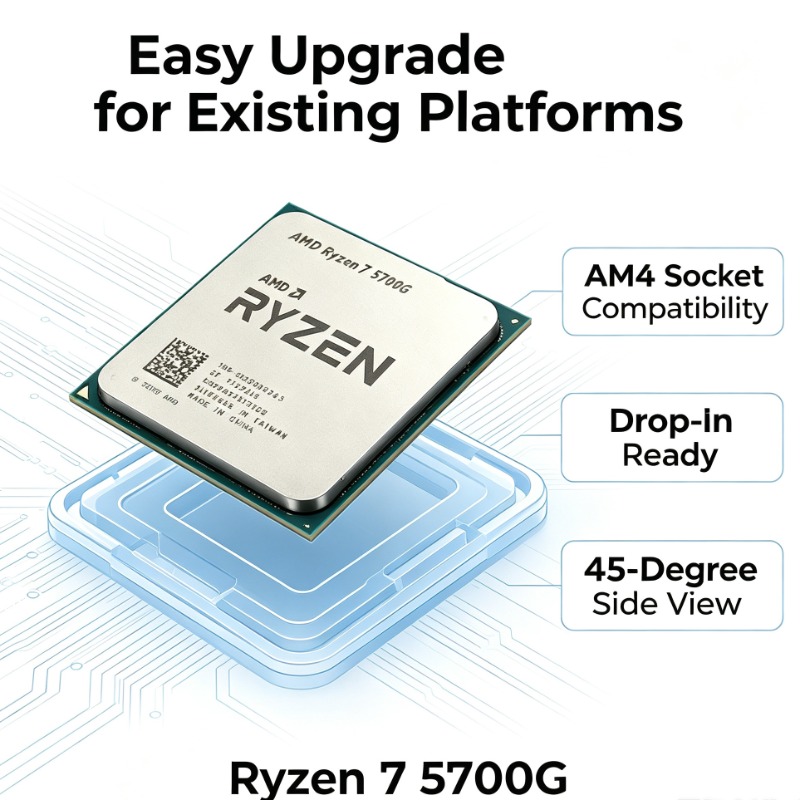 AMD R7 5700G Ryzen 7 5700G Soc - Amd Cpu Ryzen 7 recension och pris
