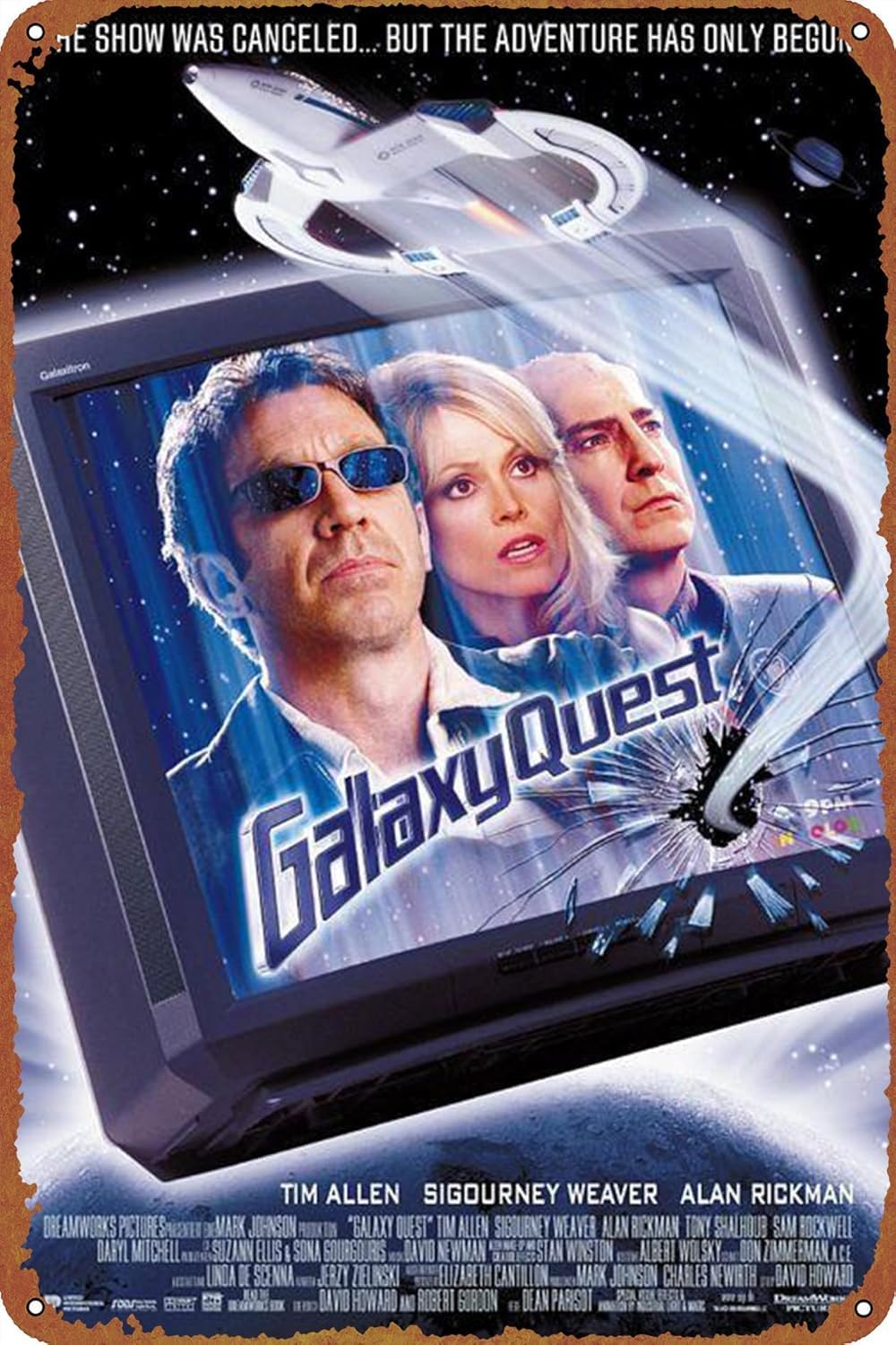 Quest Movie Poster Vintage Tin - Office Quest recension och pris