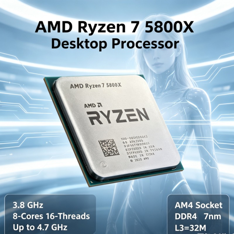 AMD Ryzen 7 5800X R7 5800X AM4 - Amd Cpu Ryzen 7 recension och pris