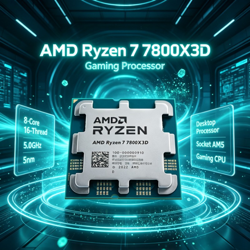 AMD Ryzen 7 R7 7800X3D CPU Pro - Amd Cpu Ryzen 7 recension och pris