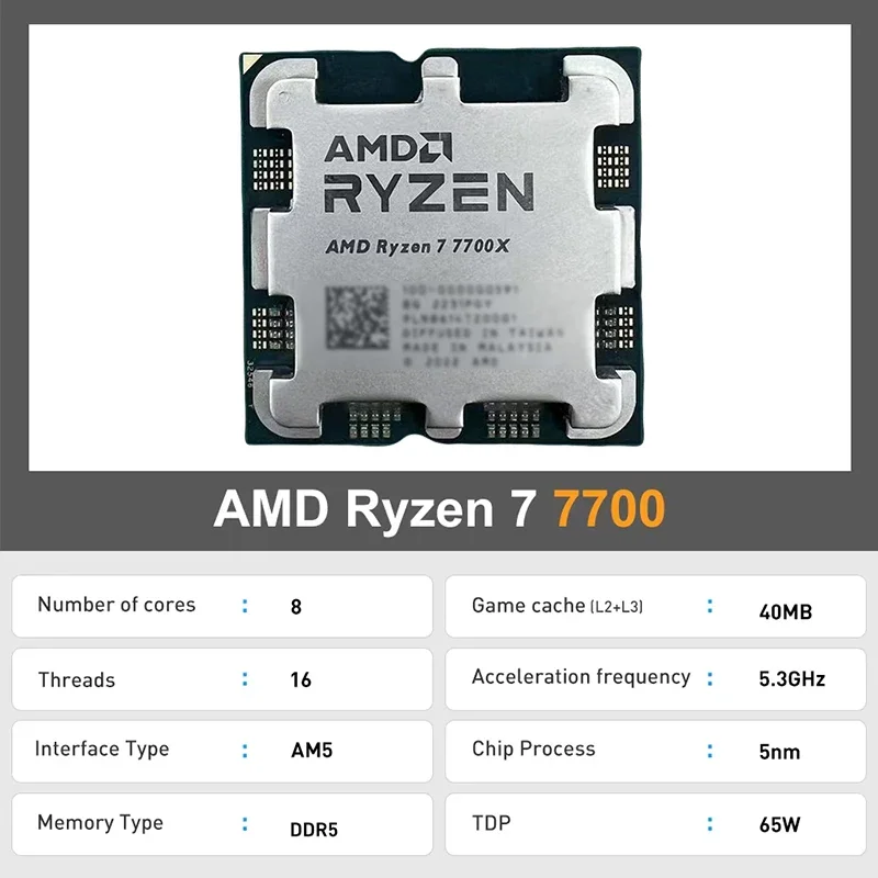 High-End Gaming Loose CPU AMD  - Amd Cpu Ryzen 7 recension och pris