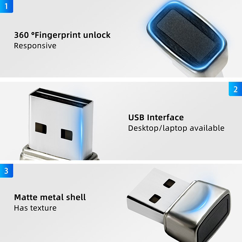 Mini Biometric Fingerprint Log - Pc Security Lock recension och pris